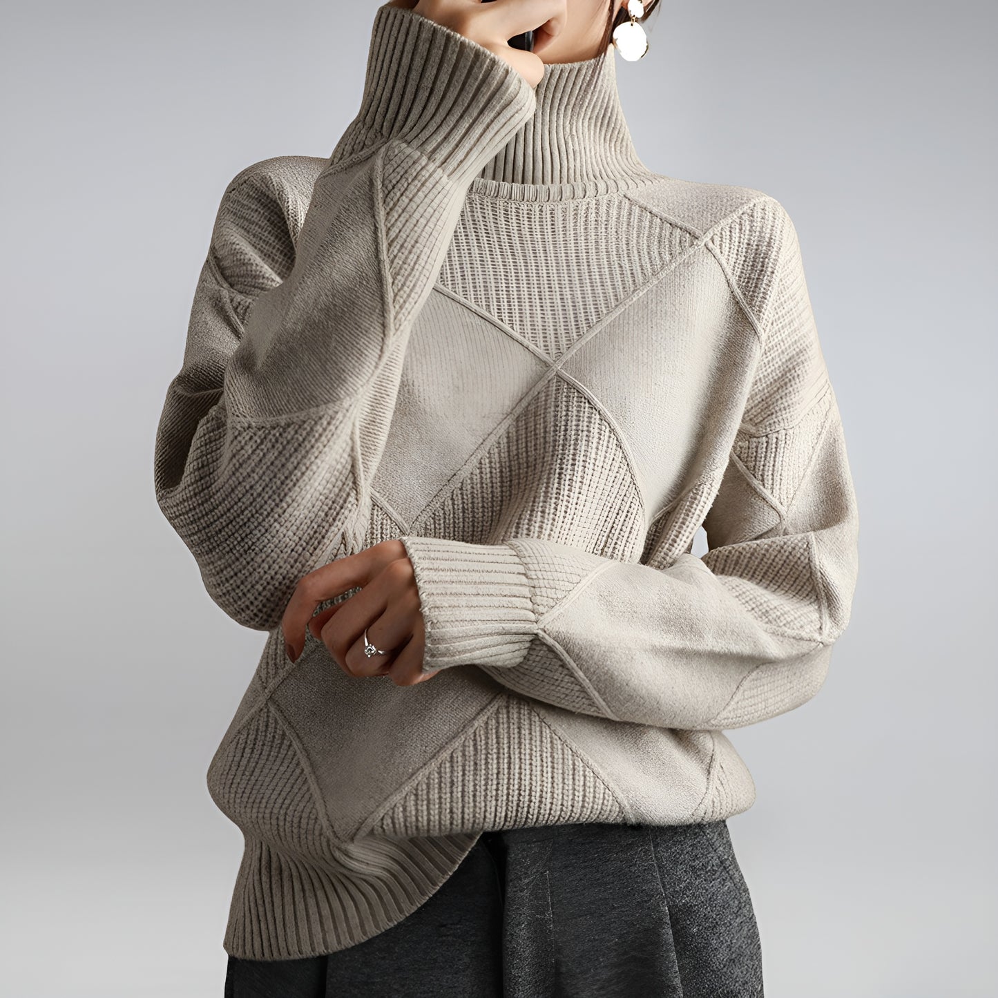 Livia™ - mjuk kashmir turtleneck