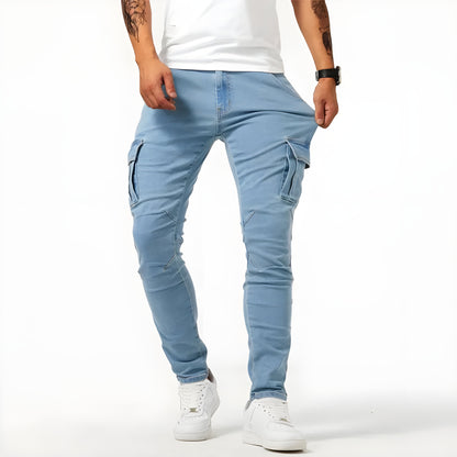 Markus™ – Stretch Denim Cargo Byxor