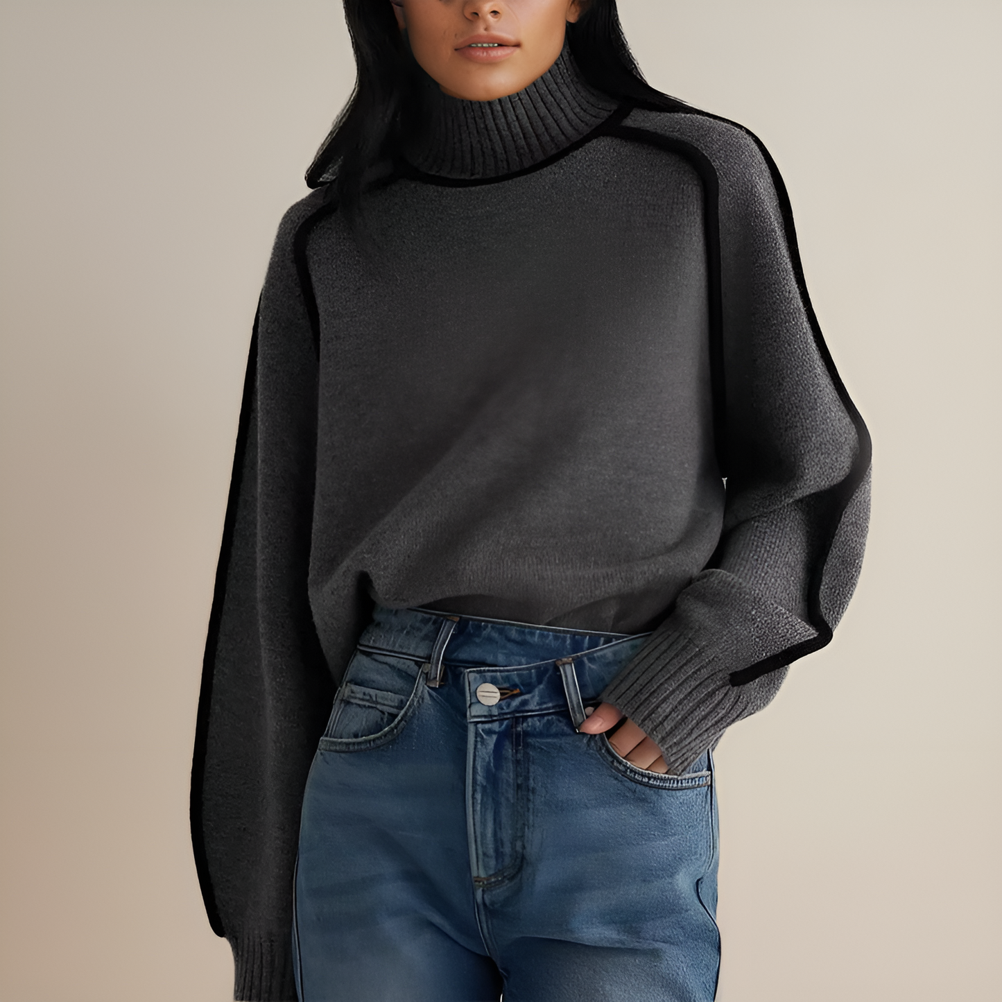 Ella™ - Kashmir turtleneck